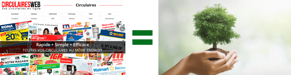 À propos de CirculairesWeb CirculairesWeb bon pour l'environnement